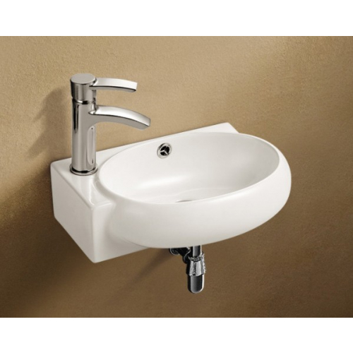 Раковина подвесная Weltwasser WW AISBACH 5011 L 43 белый  10000003874 - 0