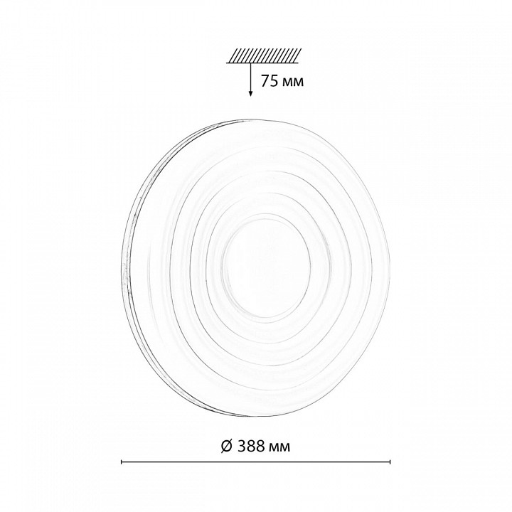 Накладной светильник Sonex Fass Wood 7674/DL - 5