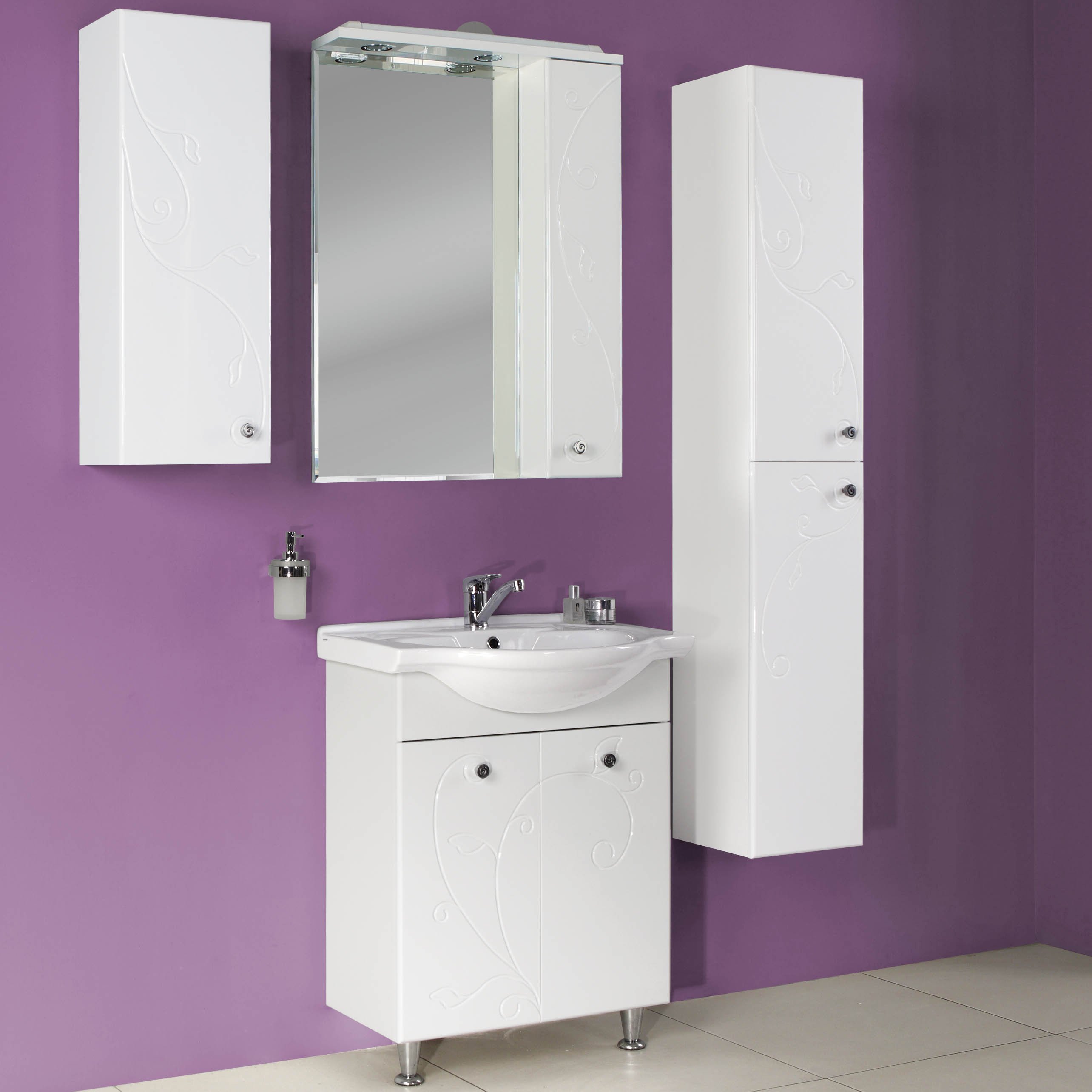 Раковина мебельная Style Line Байкал 65 белый ЛС-00000144 - 1