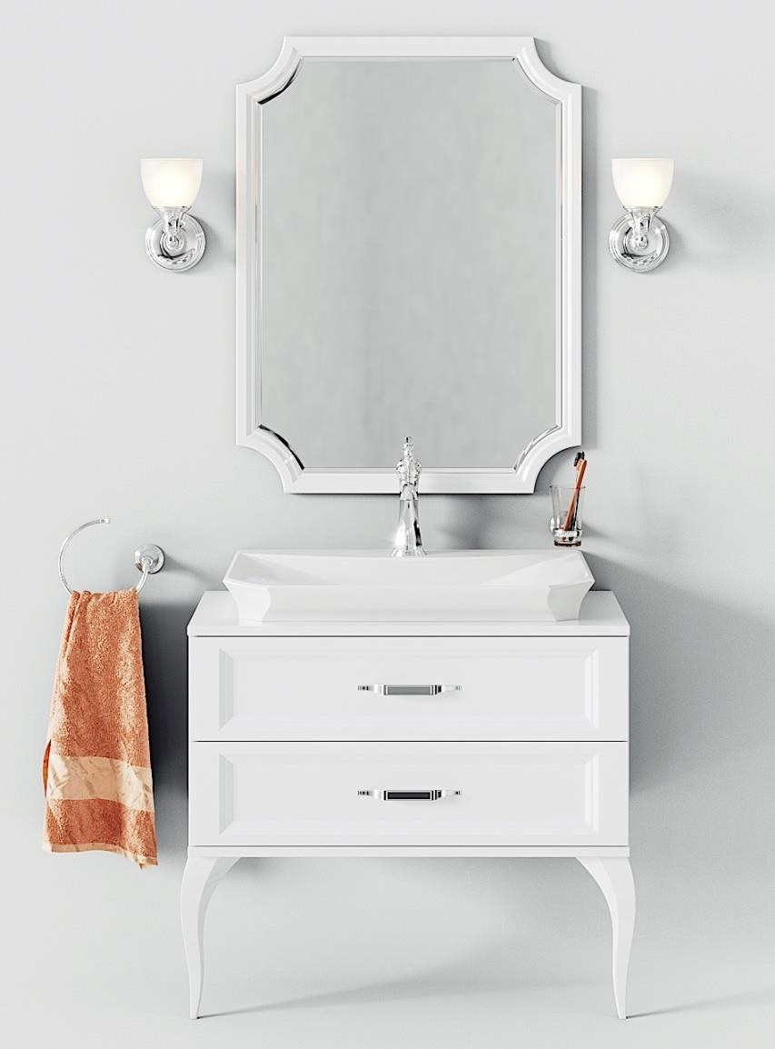 Зеркало Aqwella 5 stars LaDonna белое LAD0207W - 2