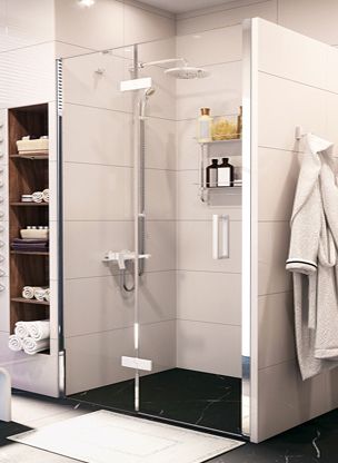 Душевая дверь в нишу Wasserkraft Aller White 10H05LW 120 см 10H05LWHITE - 1