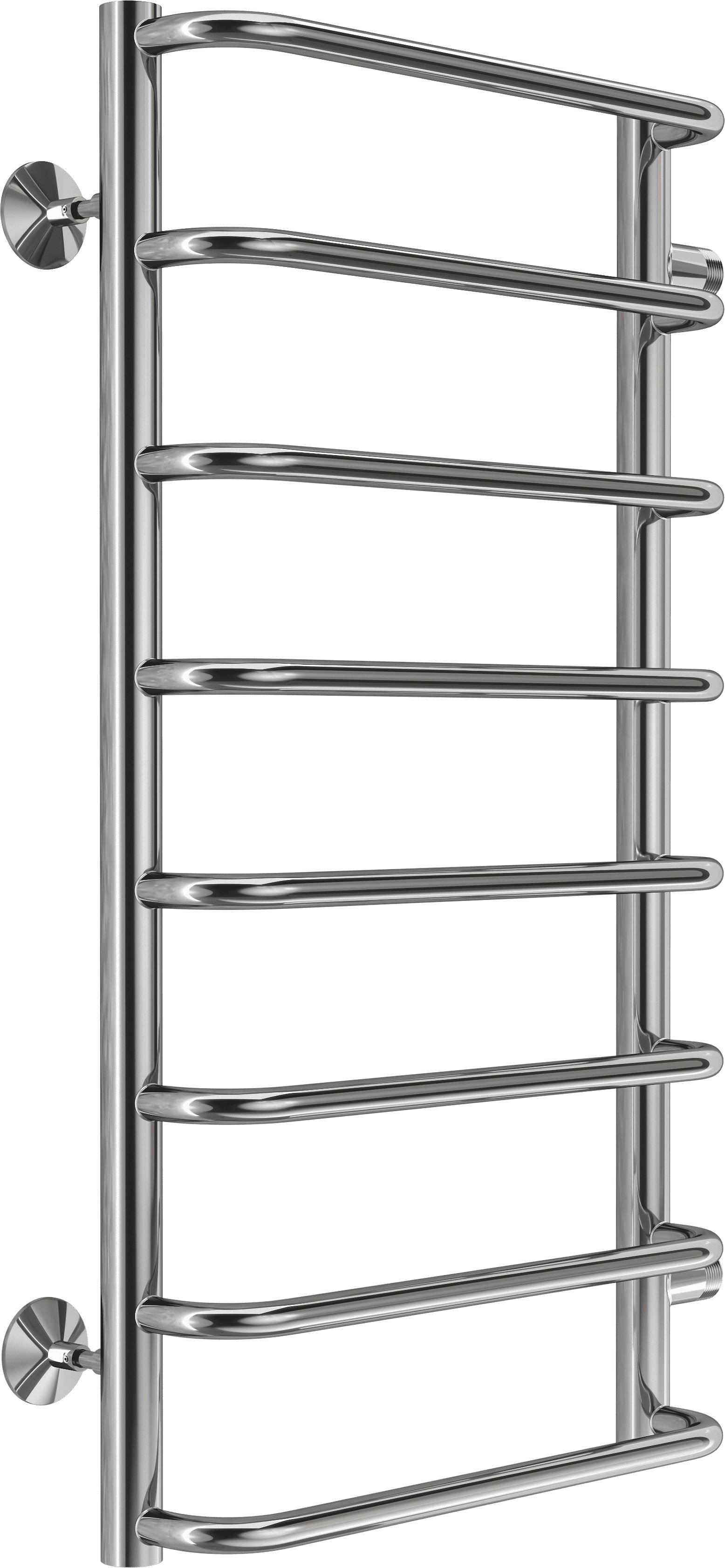 Водяной полотенцесушитель Terminus Стандарт П8 400x800 Хром боковое подключение 4670078530363 - 1