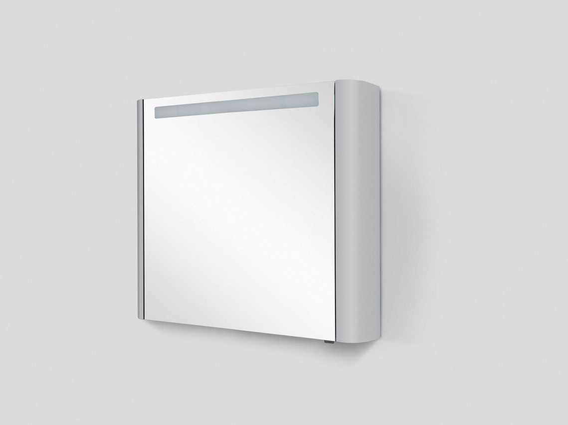 Зеркало-шкаф AM.PM Sensation 80 L, серый шелк M30MCL0801FG - 1