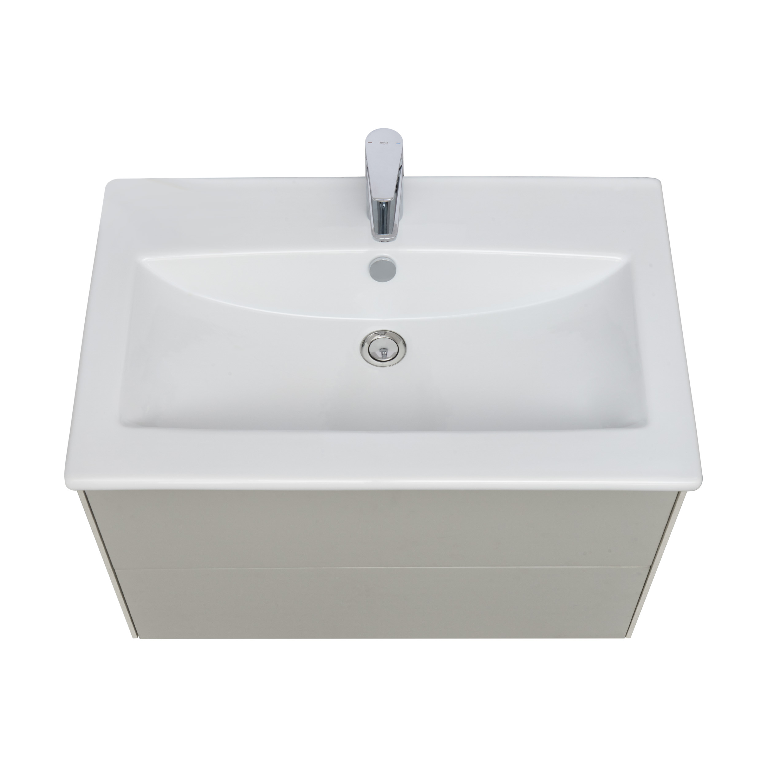 Тумба с раковиной Aquaton Сохо 75 серый 1A2581K1AJ9A0 - 1