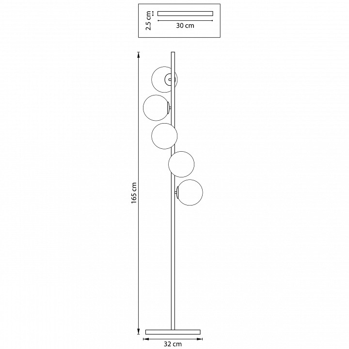 Торшер Lightstar Croco 815753 - 1
