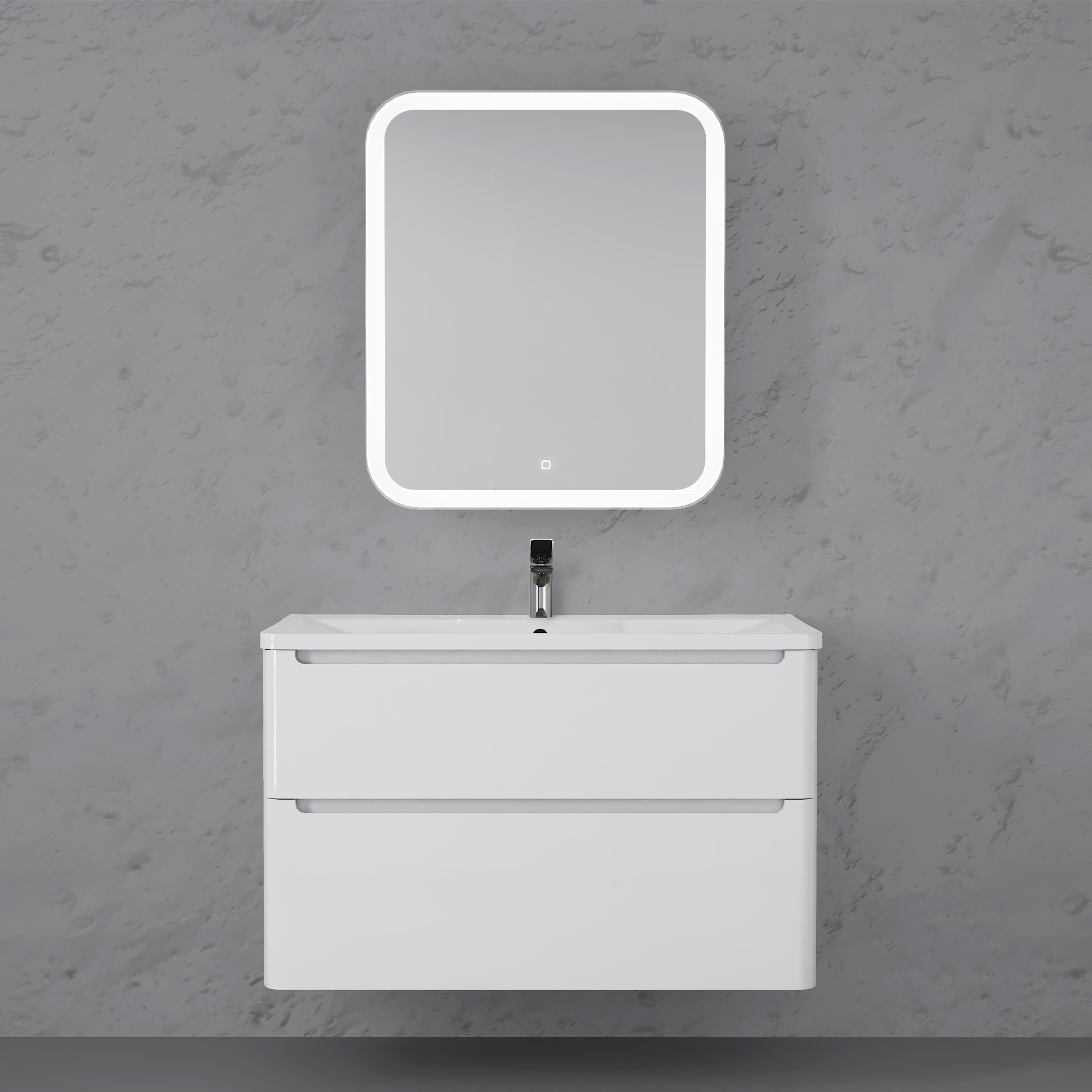 Мебель для ванной STWORKI Монтре 100 белая 555341 - 7