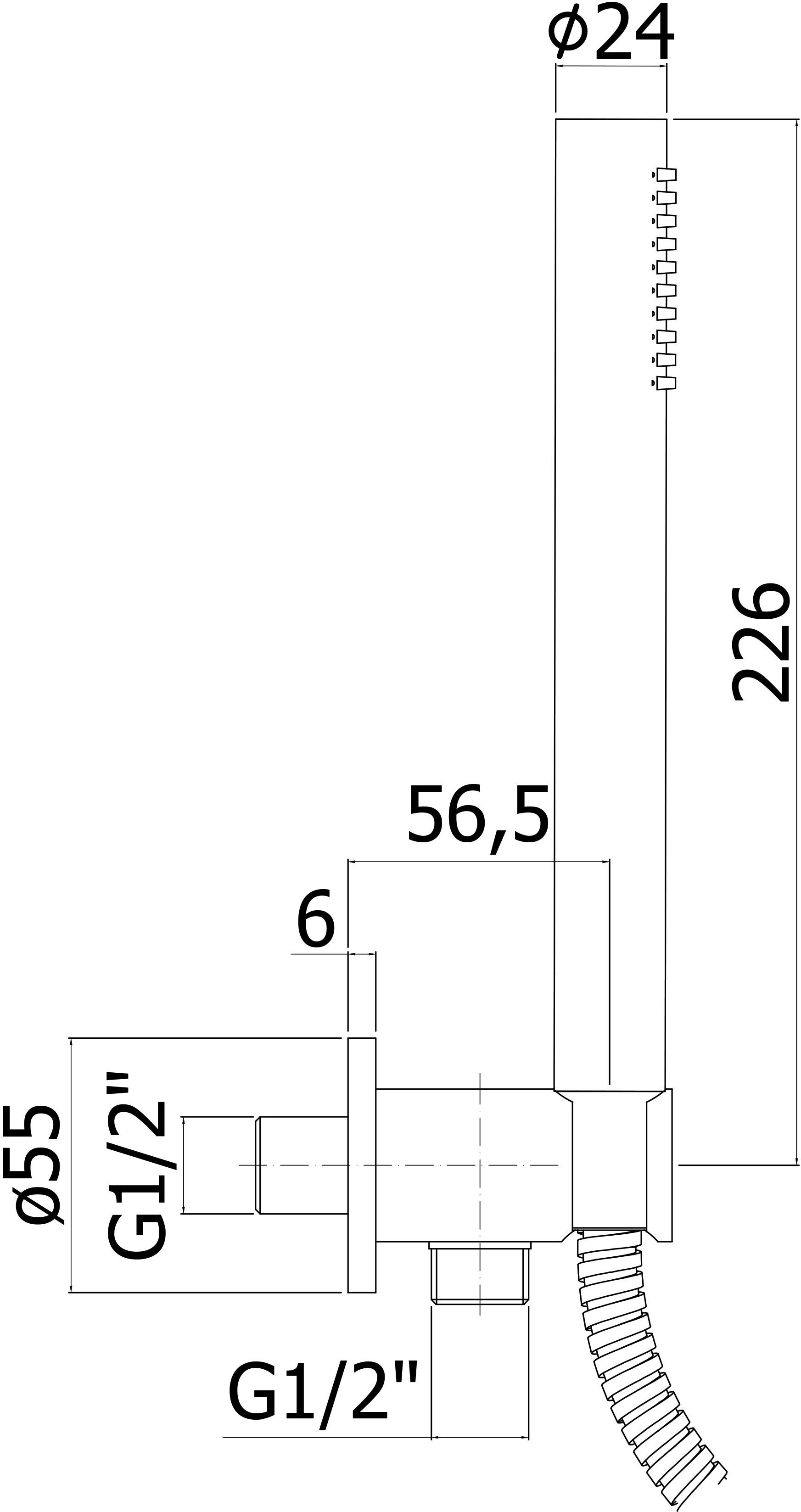 Душевой гарнитур Paffoni Master ZDUP094NO - 1