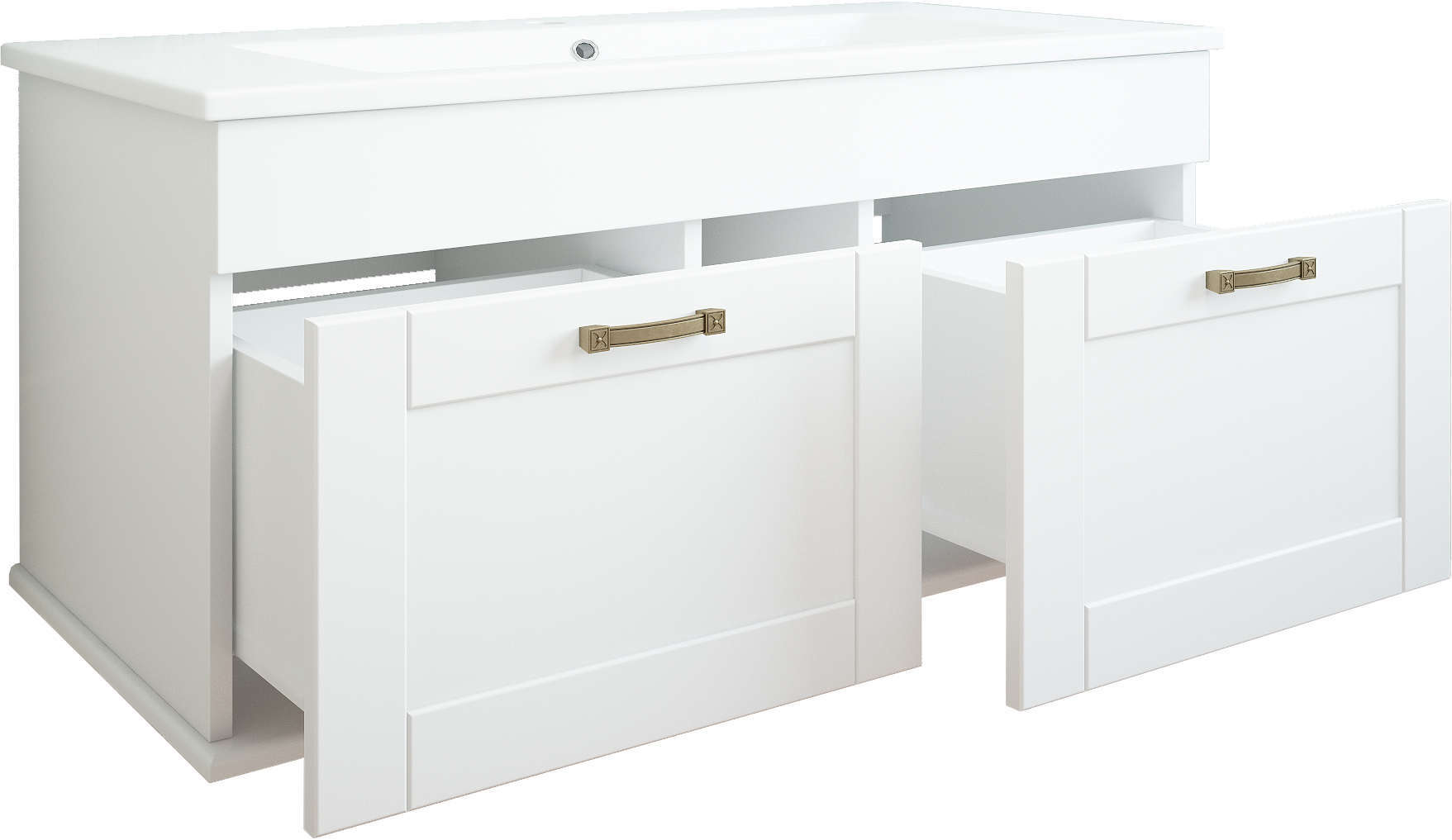 Тумба для комплекта Sanflor Ванесса 95 подвесная, белая С15327 - 4