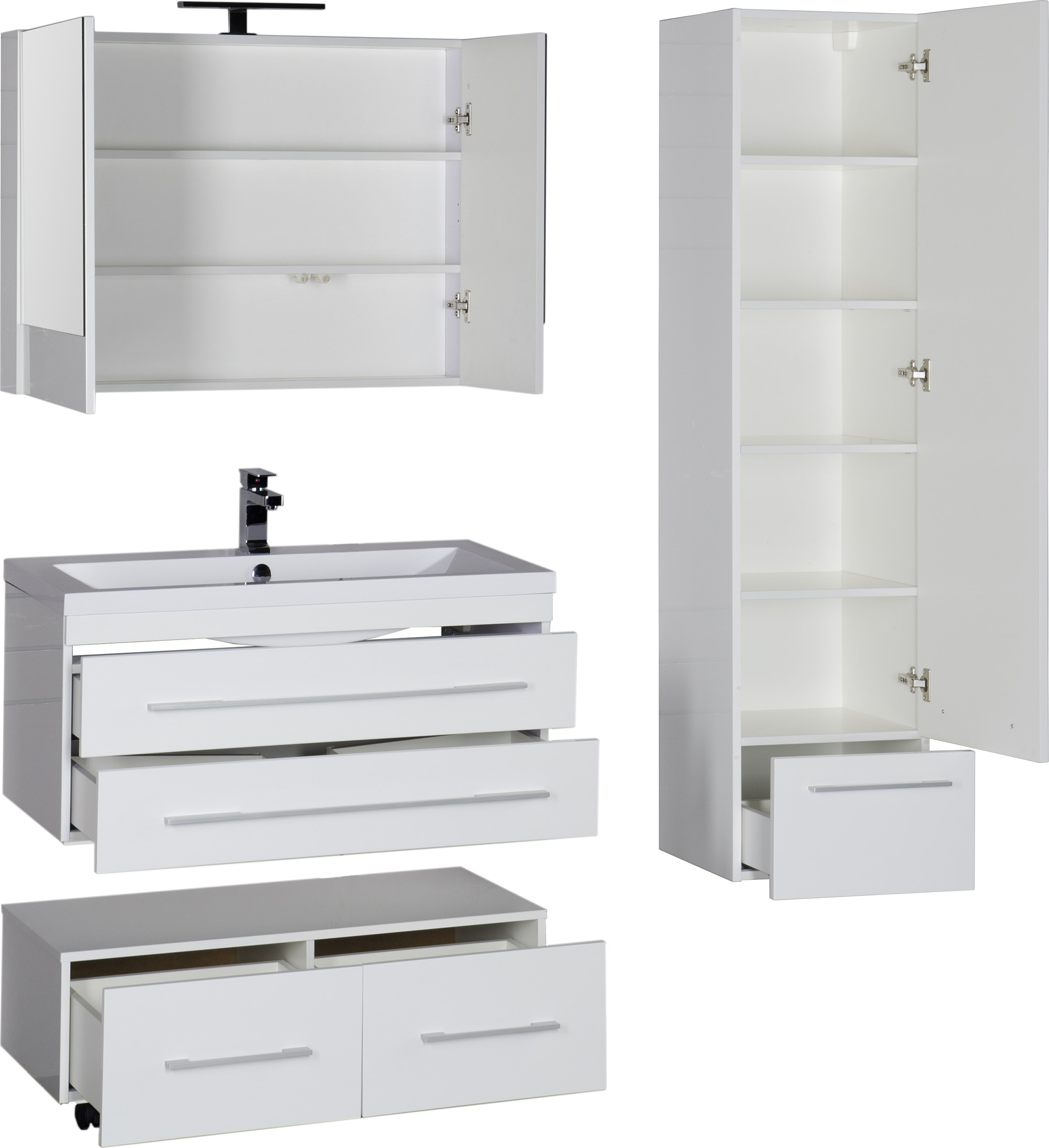 Мебель для ванной Aquanet Нота 90 белая 171492 - 17