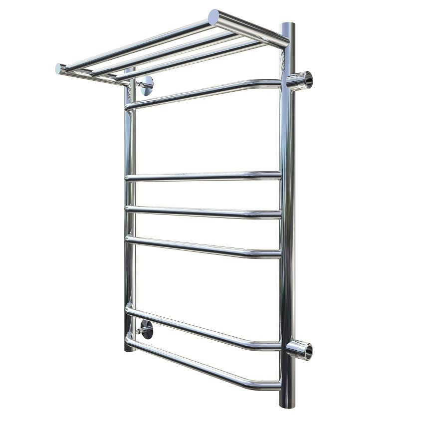 Полотенцесушитель водяной Тругор ЛЦ Браво ПМ 3 П L 50x80x40, с полкой Браво3/ПМ508040 П лев - 0