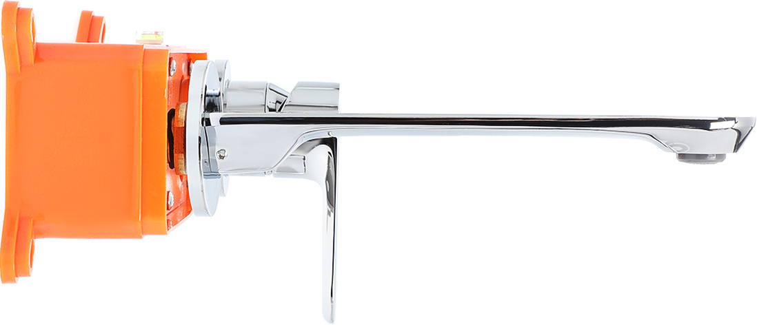 Смеситель для раковины STWORKI Ноттвиль NO-03cr С ВНУТРЕННЕЙ ЧАСТЬЮ, хром, скрытого монтажа, настенный, латунь - 2