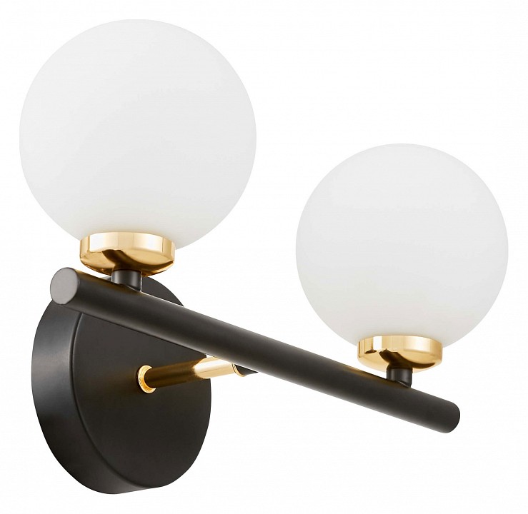 Бра LUMINA DECO Marsiada LDW 6033-2 BK+F.GD - 1