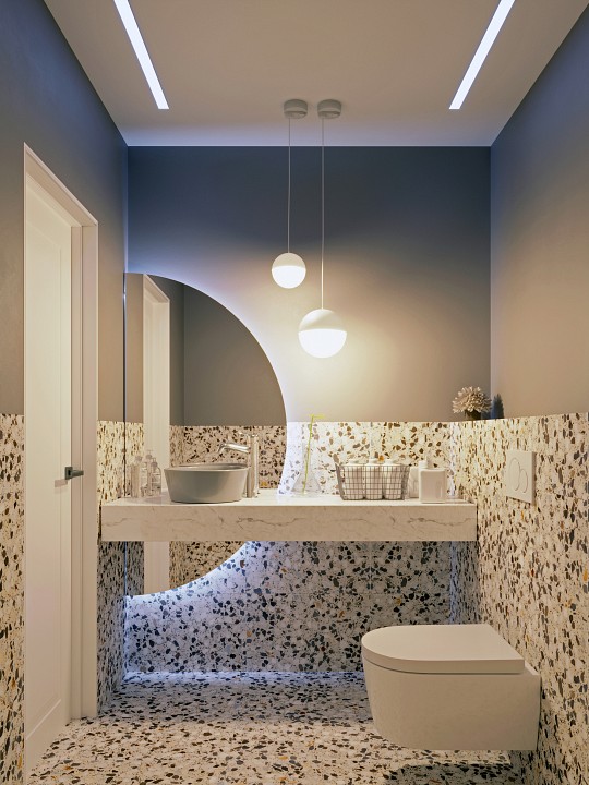 Трековый светодиодный светильник Arlight LGD-Emisfero-Track-Hang-4TR-R150-11W Warm3000 035936 - 1