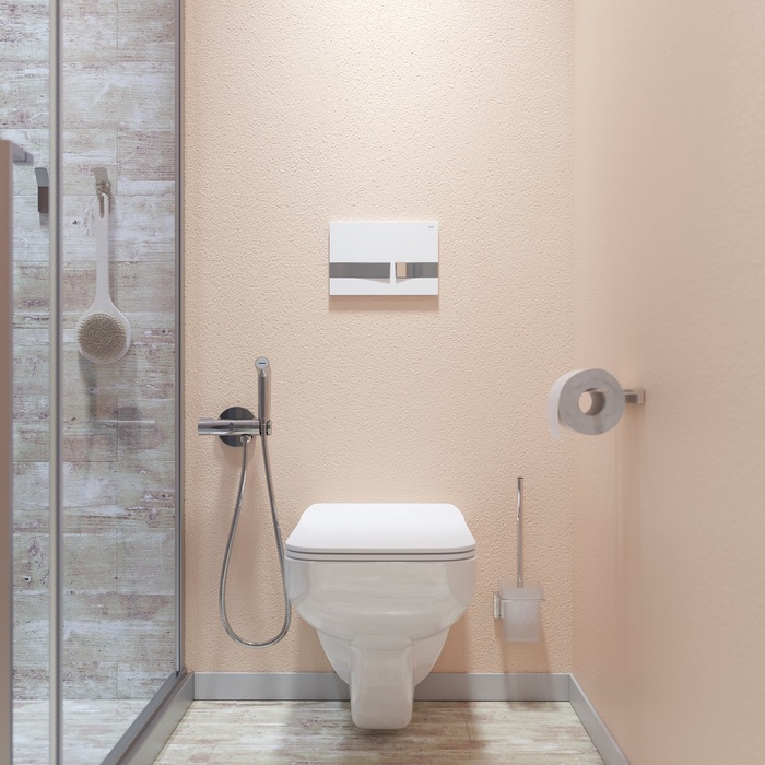 Клавиша смыва, универсальная, белый UNI06WCi77 - 2