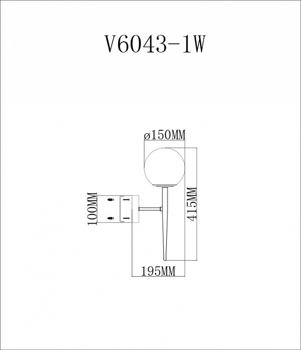 Бра Moderli Scrumbel V6043-1W - 1