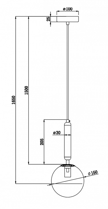 Подвесной светильник Freya Zelda FR5124PL-01BS - 2