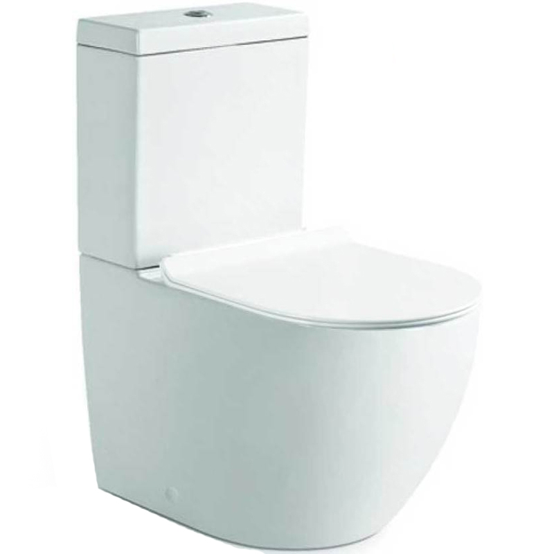 Напольный унитаз Vincea Globo белый с сиденьем микролифт VT2-14 - 0