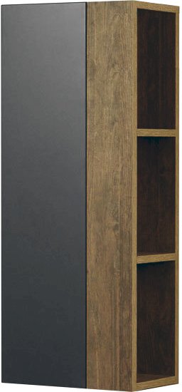 Шкаф подвесной Aquaton Терра 35 светлое дерево-серый 1A247103TEKA0 - 0