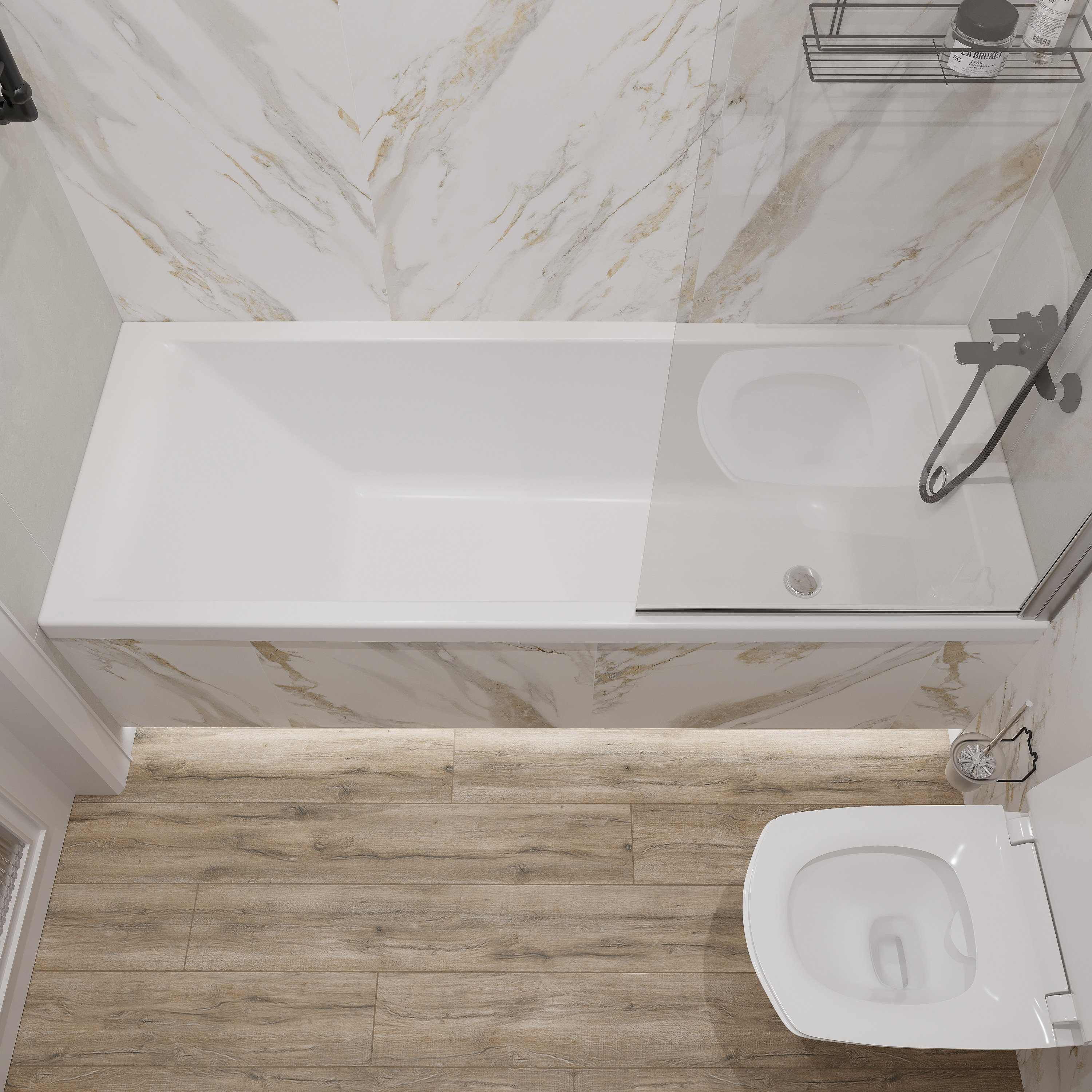 Акриловая ванна DIWO Переславль 150x70 прямоугольная, белая, российская, пристенная, с ножками 506662 - 5