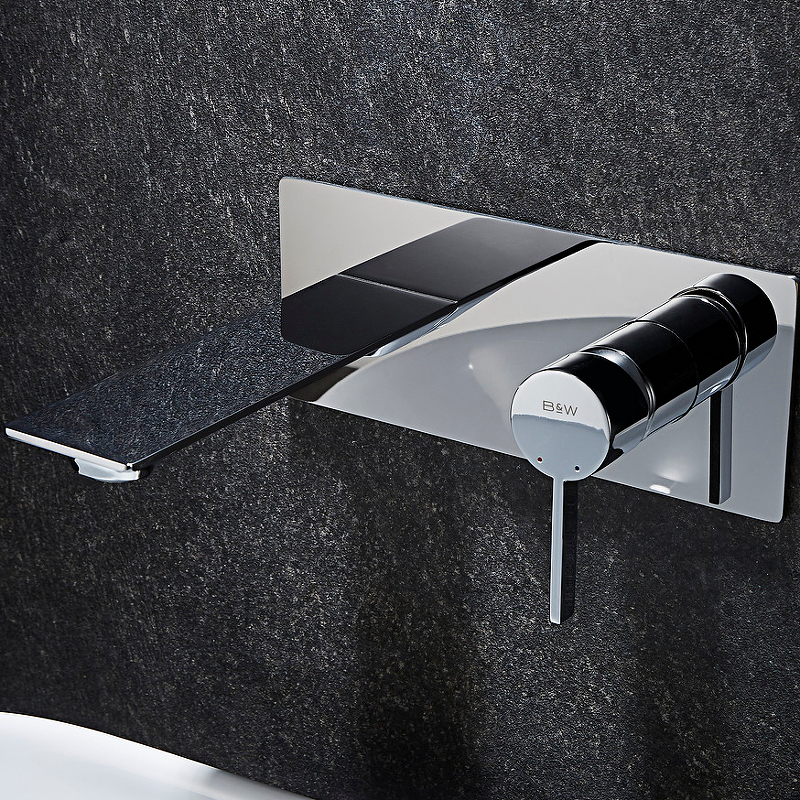 Смеситель для раковины встраиваемый Black&White Universell хром 7120U - 0