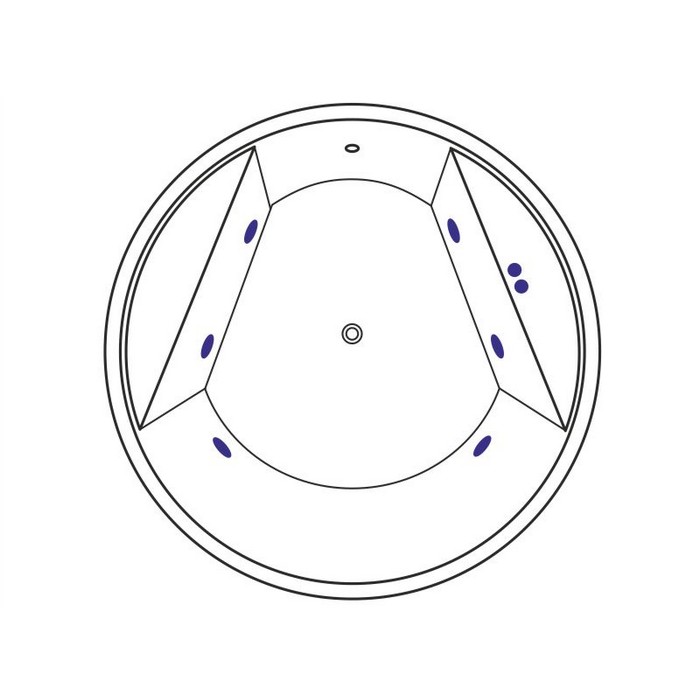 Ванна акриловая Excellent Great Arc Soft 160 с гидромассажем белый - бронза WAEX.GRE16.SOFT.BR - 5