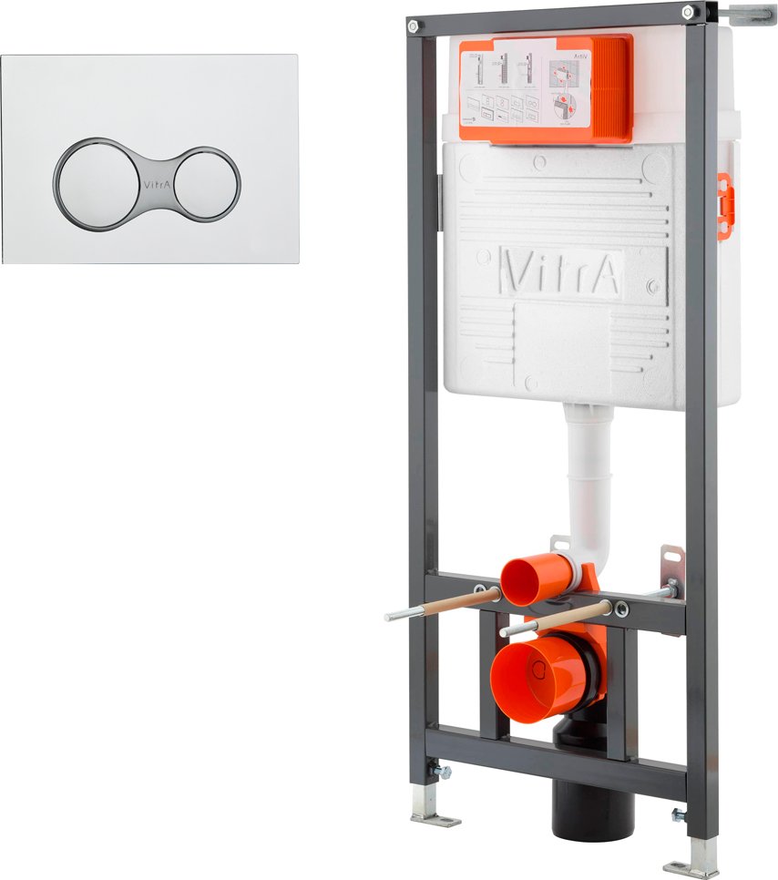 Система инсталляции для унитазов VitrA с кнопкой смыва 700-1873 - 0