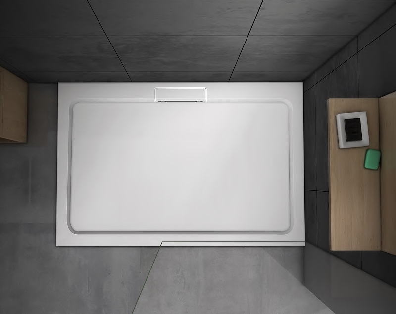 Душевой поддон с сифоном WeltWasser WW TRS 90х70 белый  10000008794 - 3