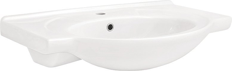 Тумба с раковиной Style Line Олеандр-2 75 Люкс, белая - 9