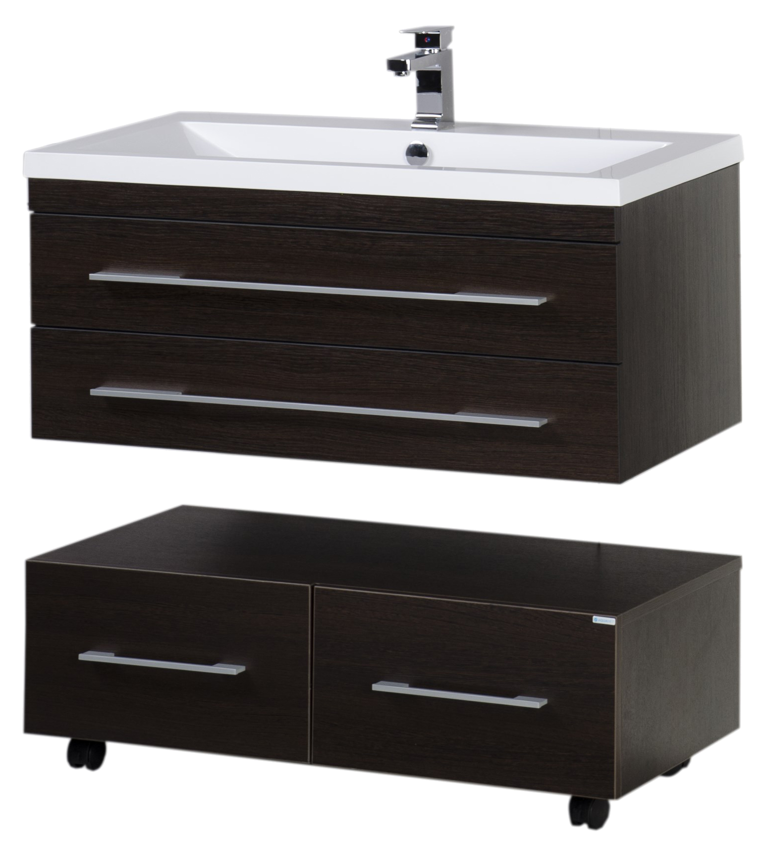 Тумба Aquanet Нота 100 подкатная венге 00170750 - 7