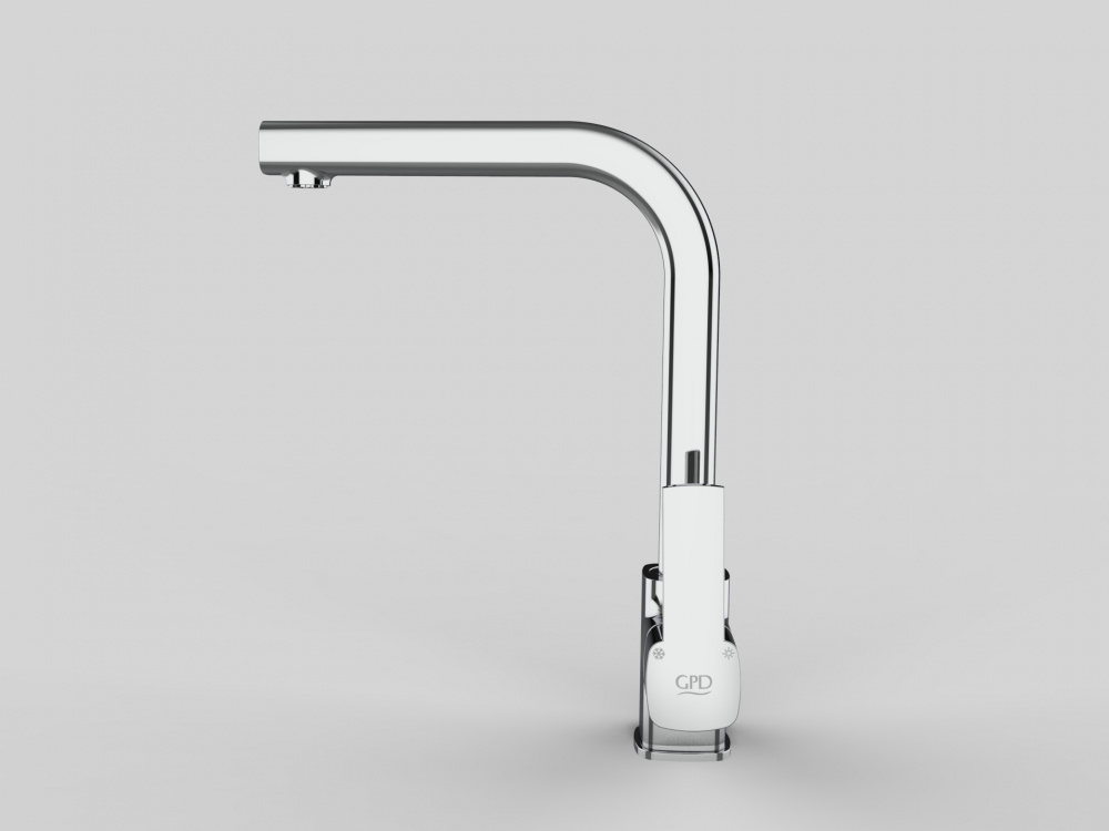 Смеситель для кухни GPD Pedra хром MTE160 - 8