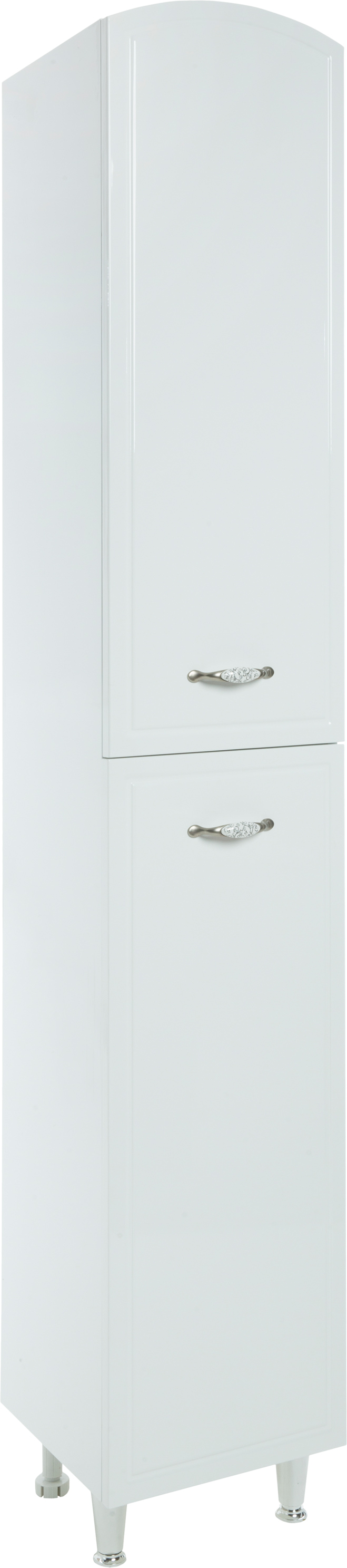 Шкаф-пенал Bellezza Амелия 35 R, с бельевой корзиной, белый 4620304081015 - 0