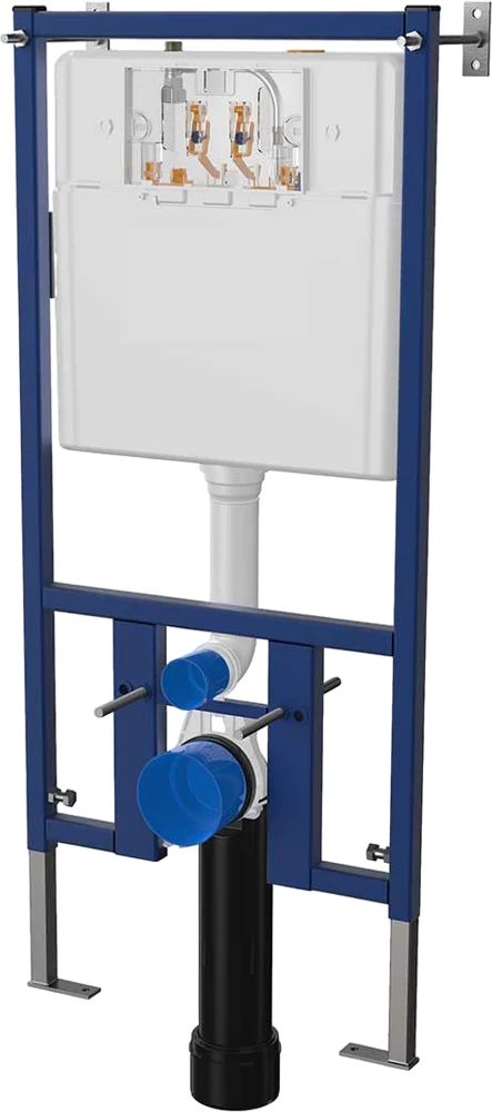 Инсталляция для подвесного унитаза Vincea 51 синяя с белым VIS-450 - 0