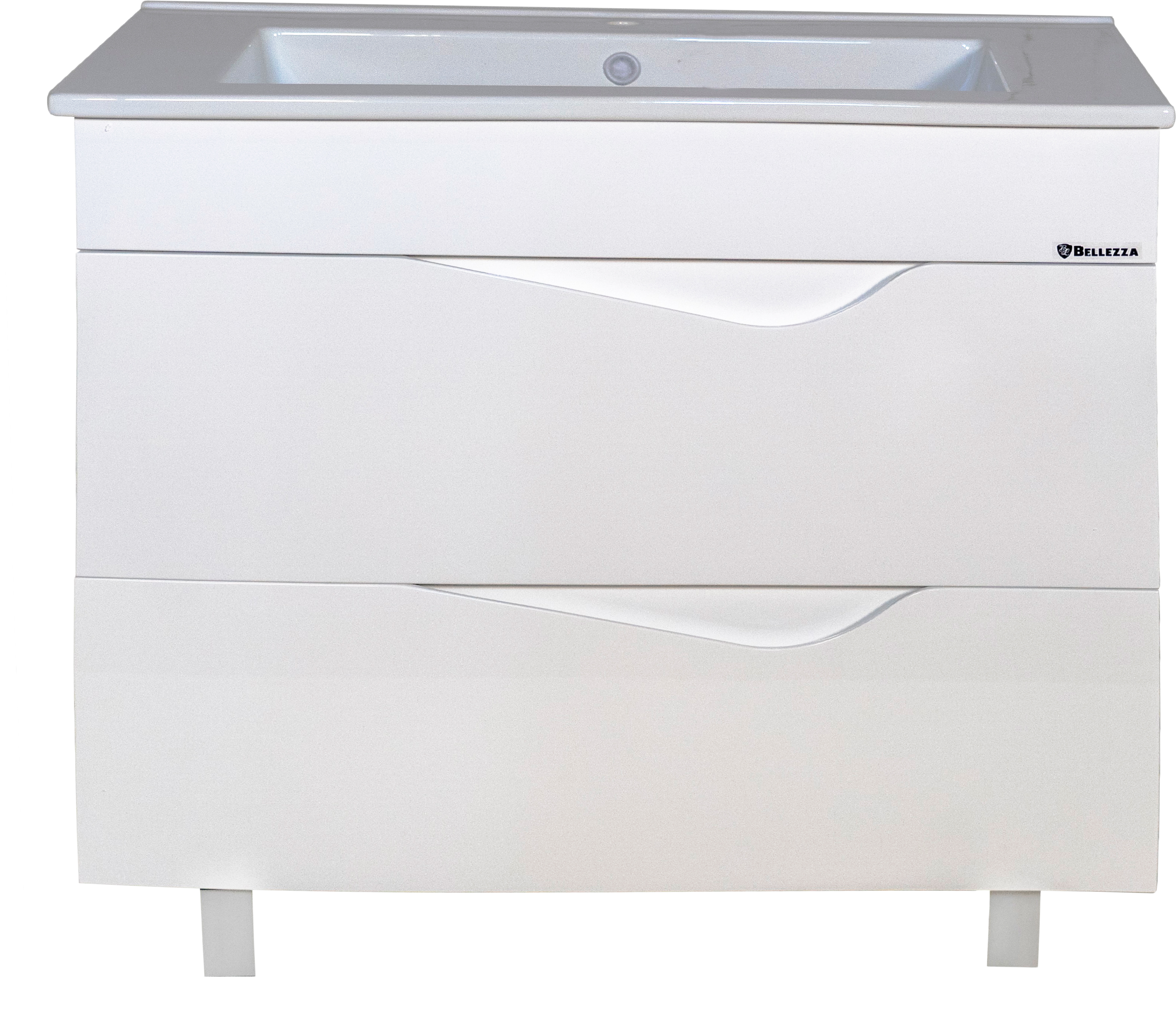Тумба для комплекта Bellezza Эйфория 105 белая 4639118660019 - 0