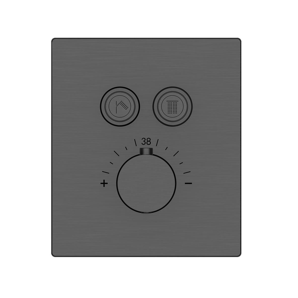 Душевой комплект Vincea Inspire с термостатом черный матовый VSFW-3I21T1RMB - 6