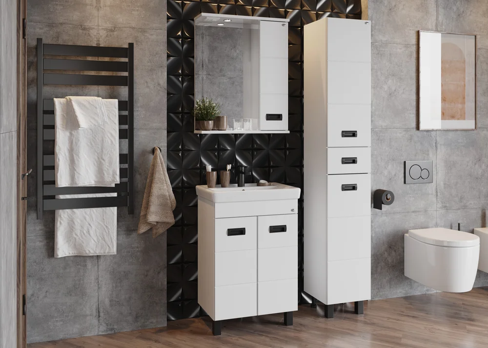 Шкаф-пенал Onika Балтика Black 32 белый  403220 - 2