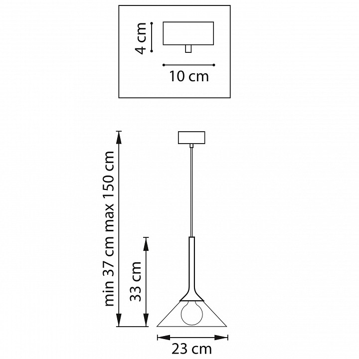 Подвесной светильник Lightstar Vetro 801204 - 6