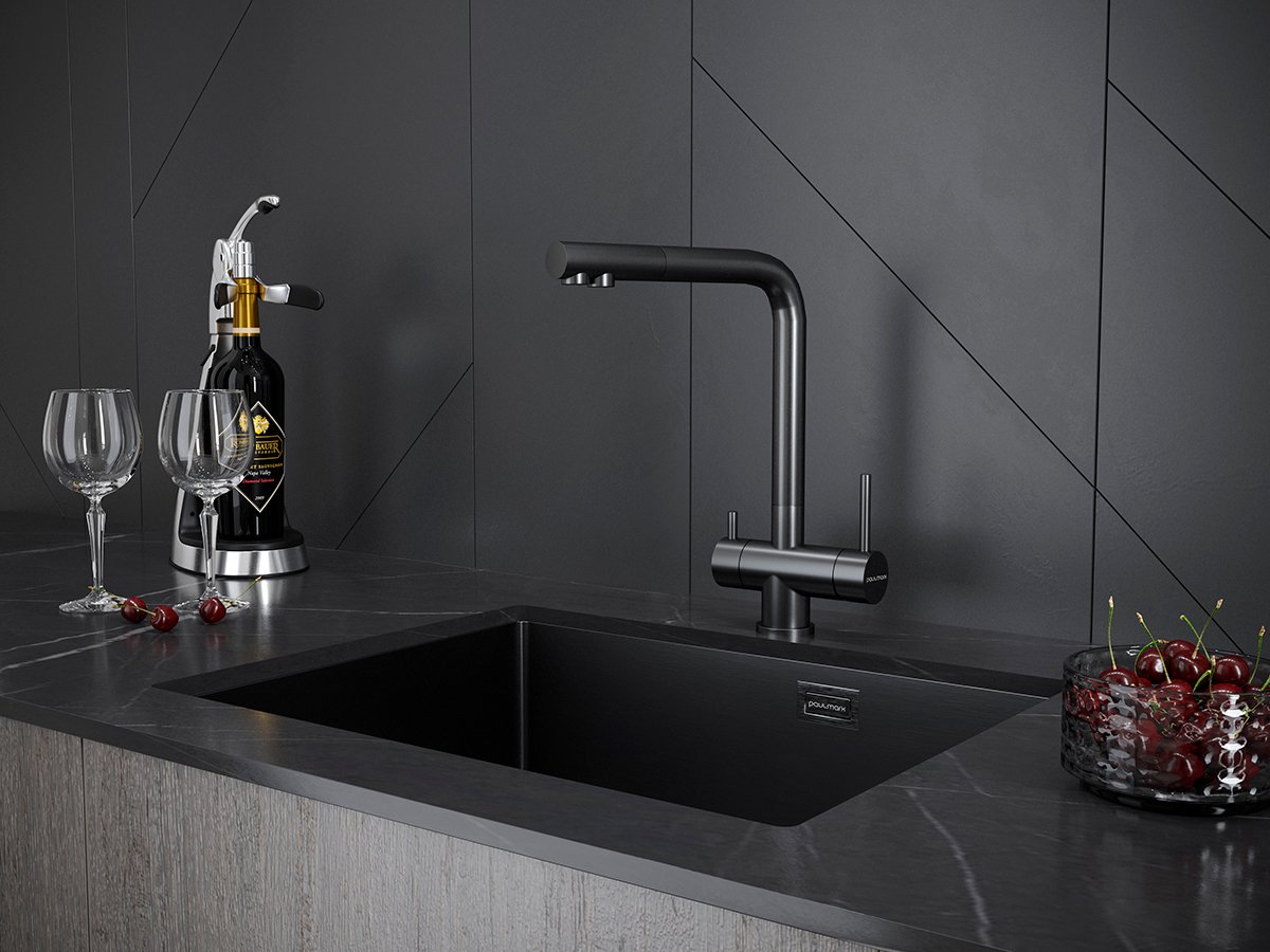 Смеситель Paulmark Skalen для кухонной мойки Sk213020-GM - 1