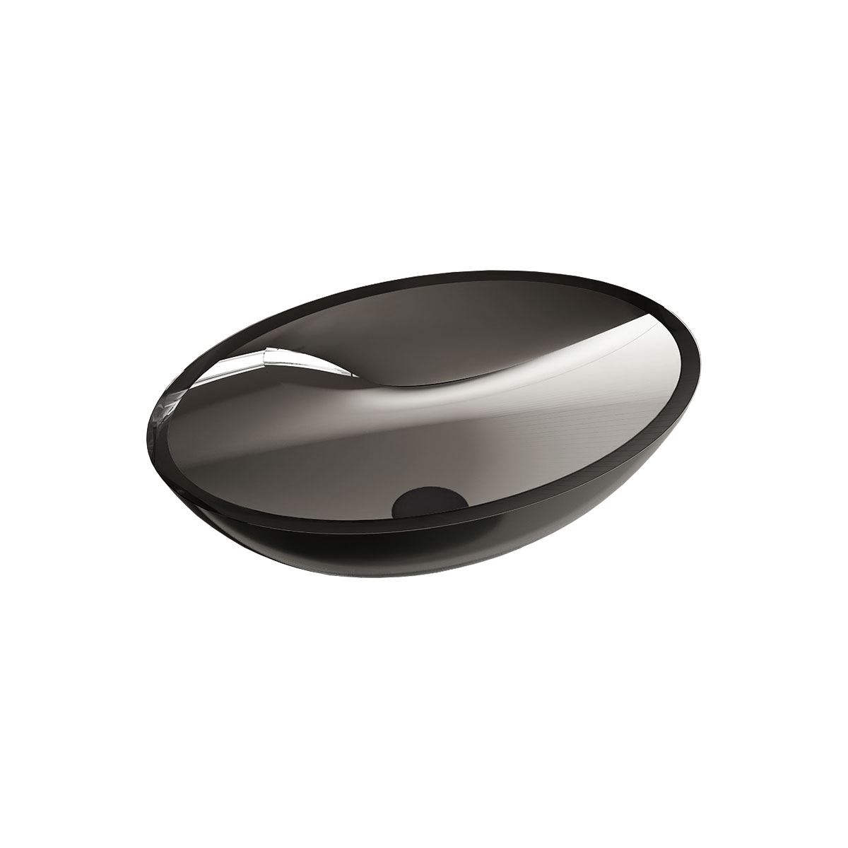 Накладная раковина Vincea 50х35 черная VBS-6T11B - 1