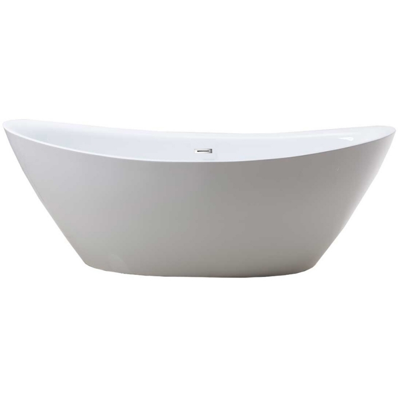 Акриловая ванна Vincea 180х85 белая VBT-203 - 0