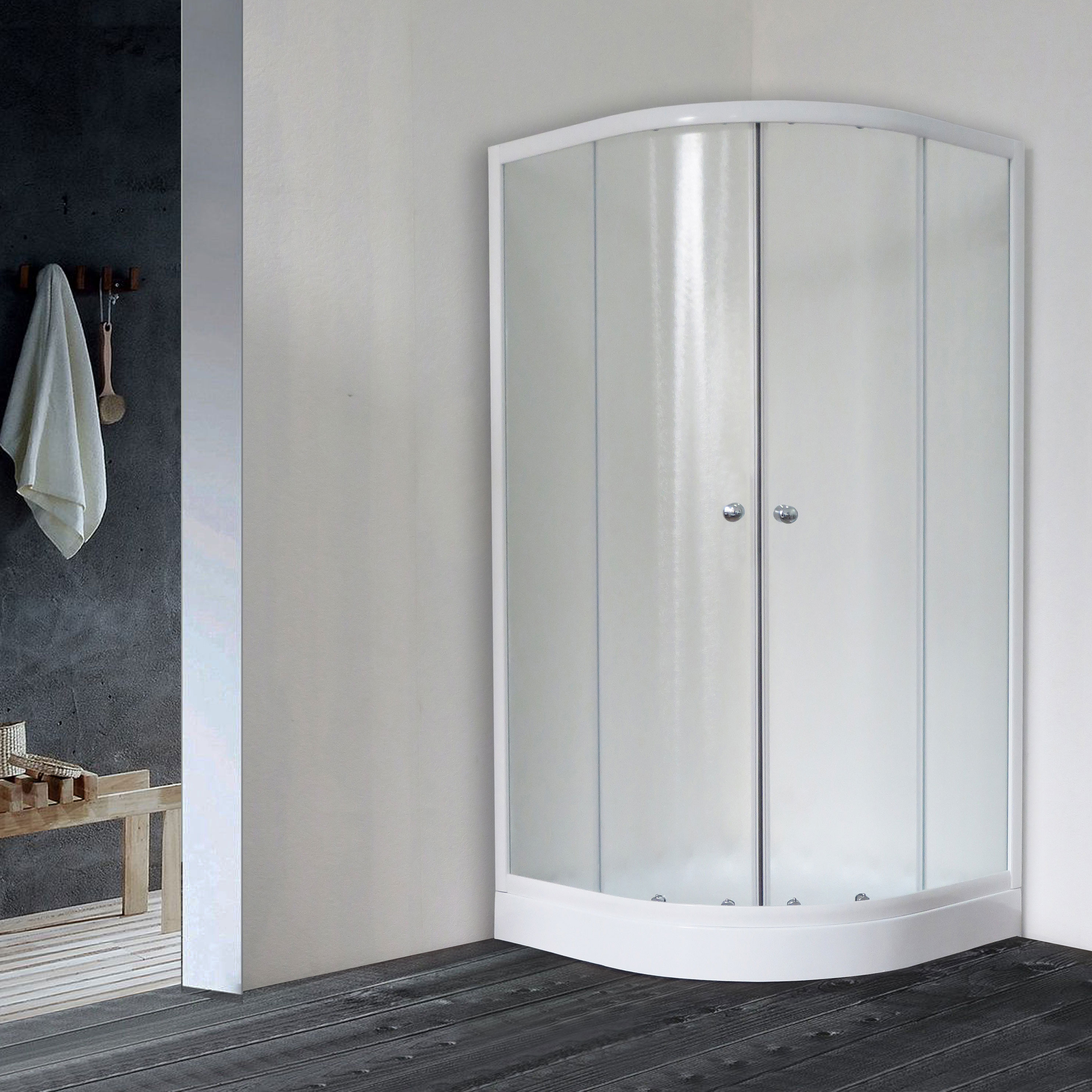 Душевой уголок Royal bath  100x100 см (RB 100HK-C) RB100HK-C - 1