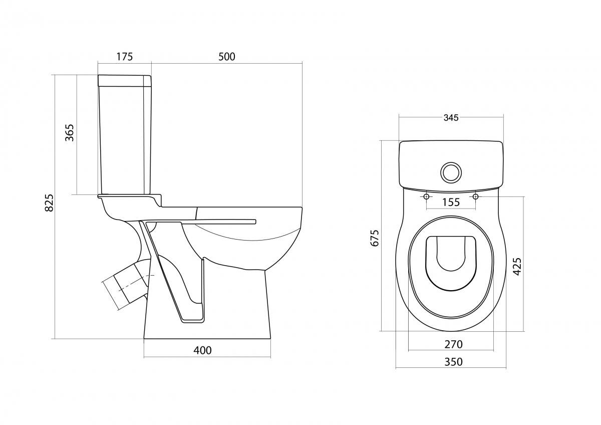 Унитаз-компакт Santek Версаль 1WH302406 1.WH30.2.406 - 6