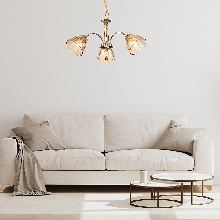 Подвесная люстра Escada Freesia 658/3PL Gold - 2