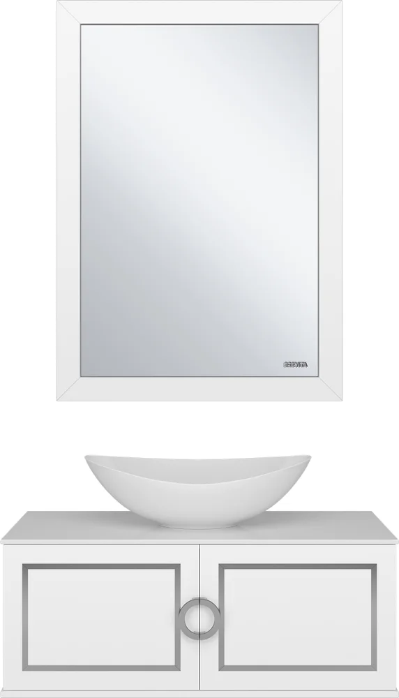 Тумба под раковину Brevita Steffany 105 белый  STEF-06105-01-01h - 2