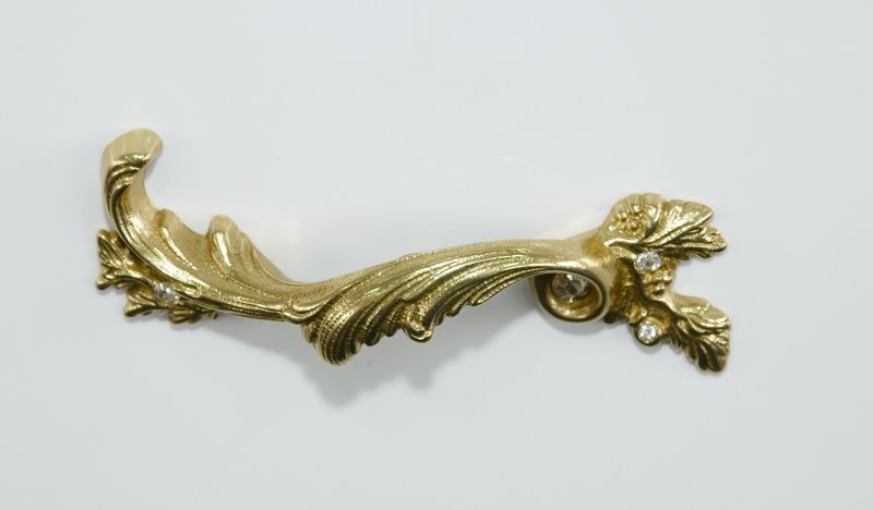 Тумба для комплекта Misty Барокко 100 белая, патина Л-Бар01100-013Пр - 8