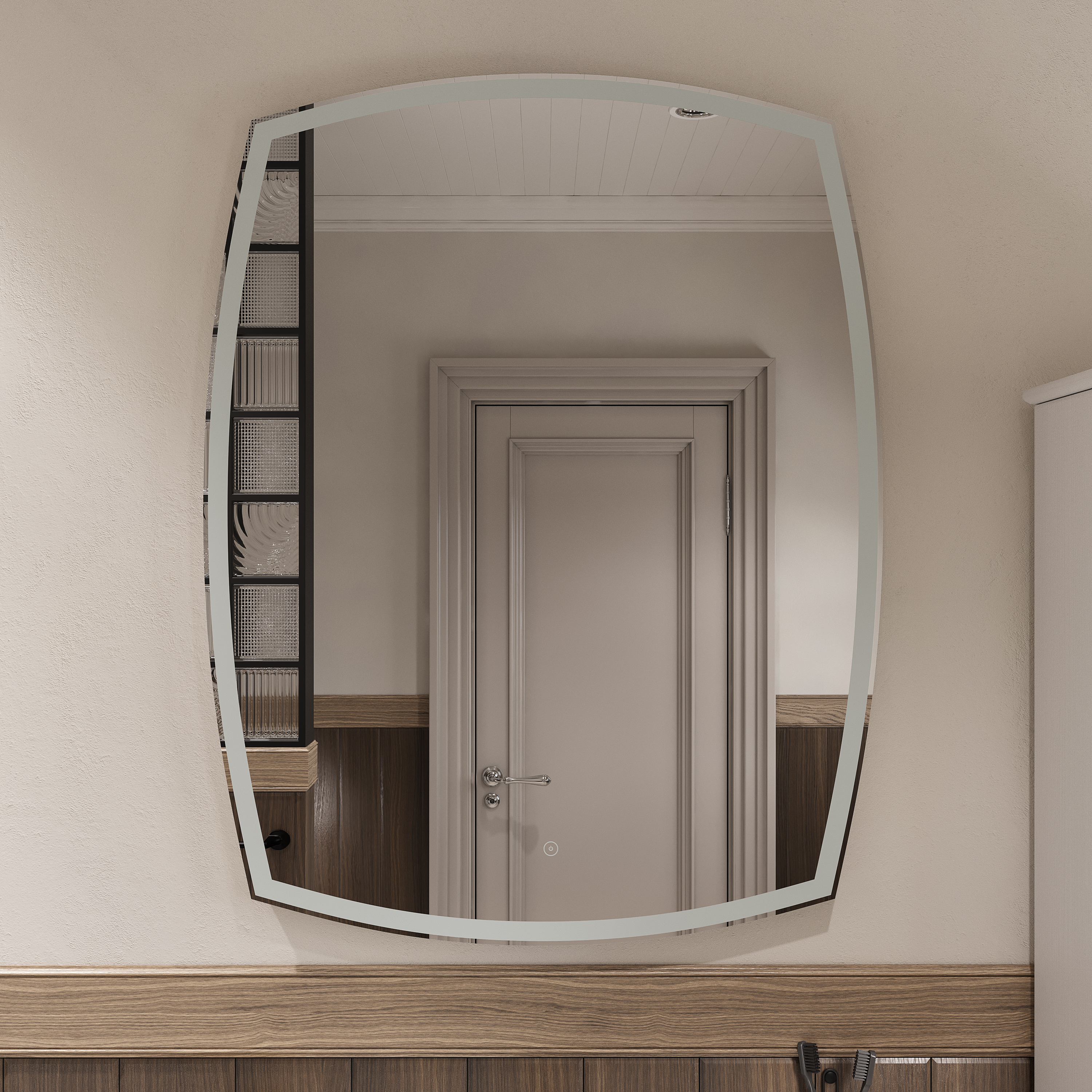 Зеркало DIWO Сочи 70 с подсветкой ЗЛП2148 - 1