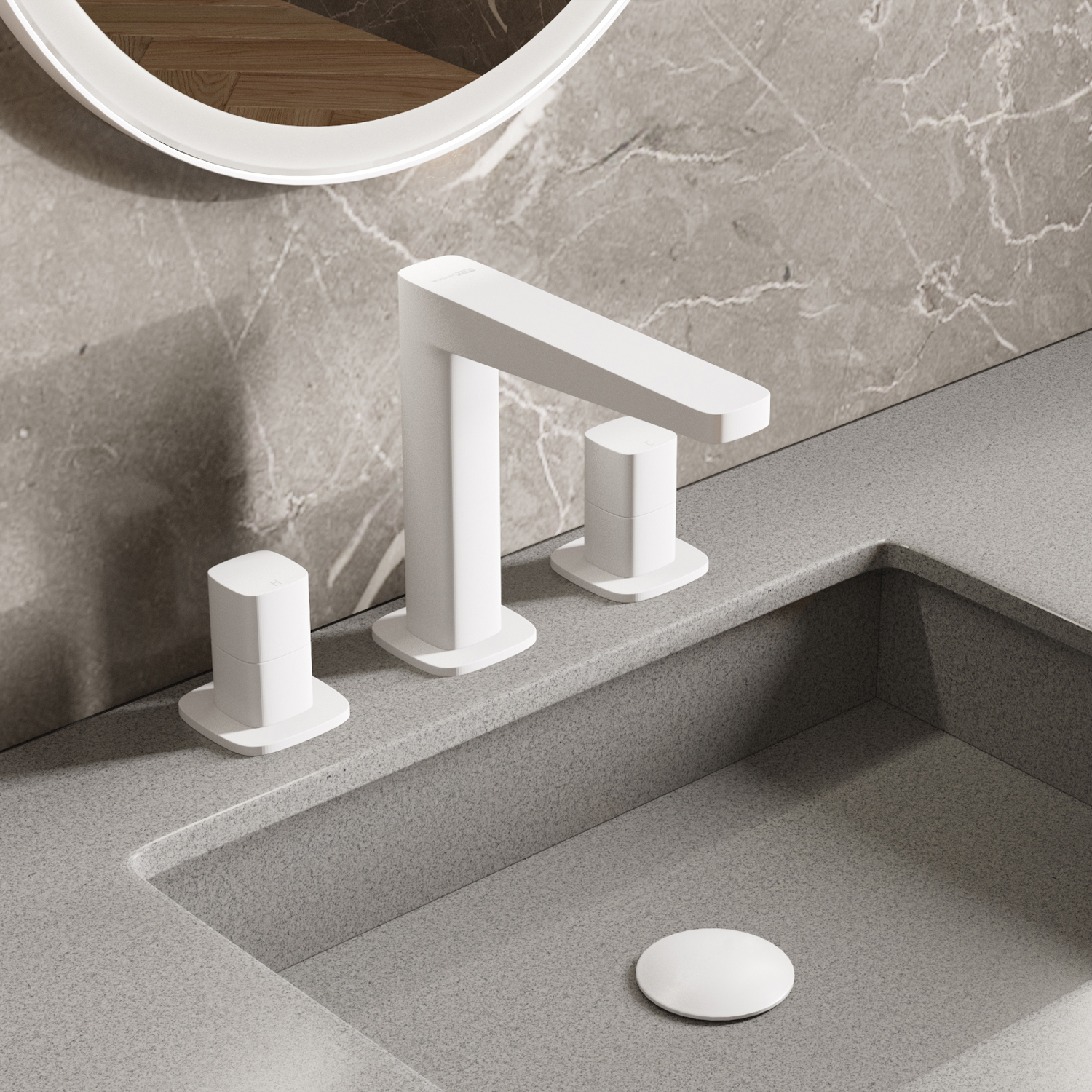 Saale 9535 Встраиваемый смеситель для раковины - 1