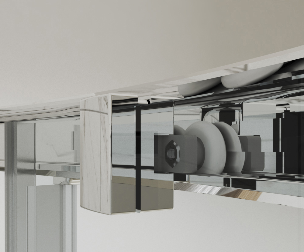 Душевой уголок STWORKI Эстерсунд DE019R80120200CH 120x80 см профиль хром глянец 3GW039TTKK000 - 4