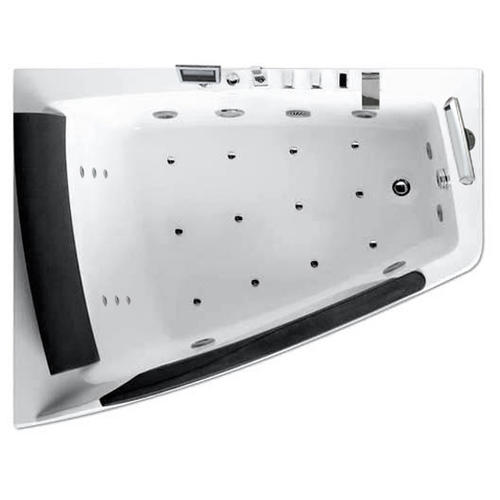 Акриловая ванна Gemy 170х130 белая левая с гидромассажем G9056 O L - 2
