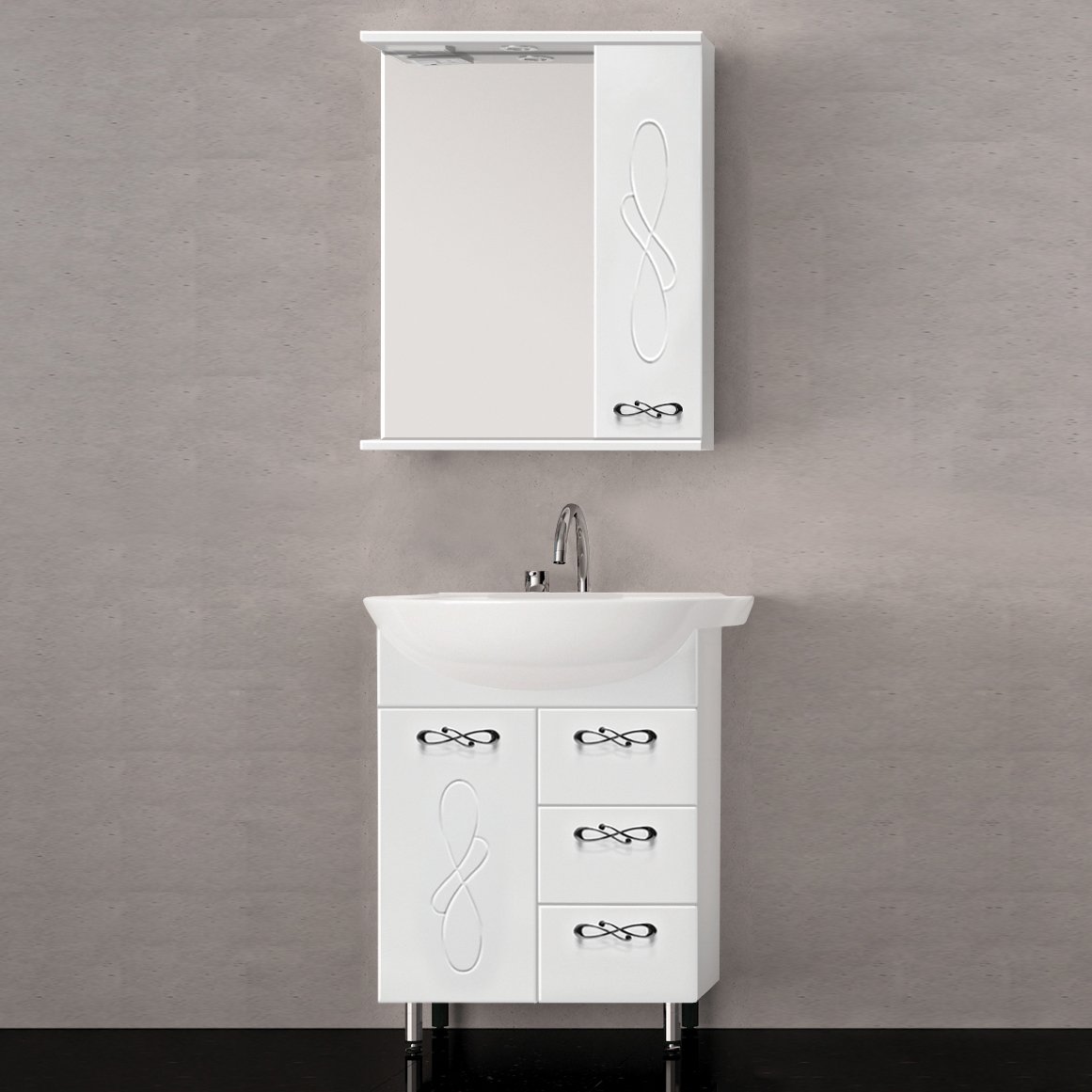 Мебель для ванной Style Line Венеция 65 белая - 1