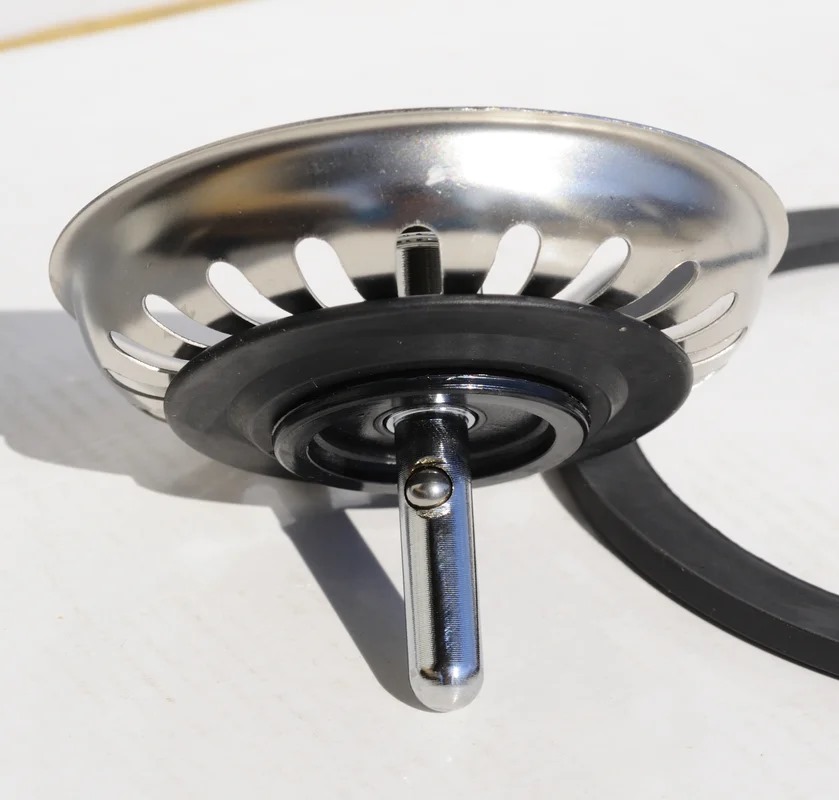 Выпуск для раковины McAlpine без перелива, хром, с пробкой-решеткой MRSKW7 - 1